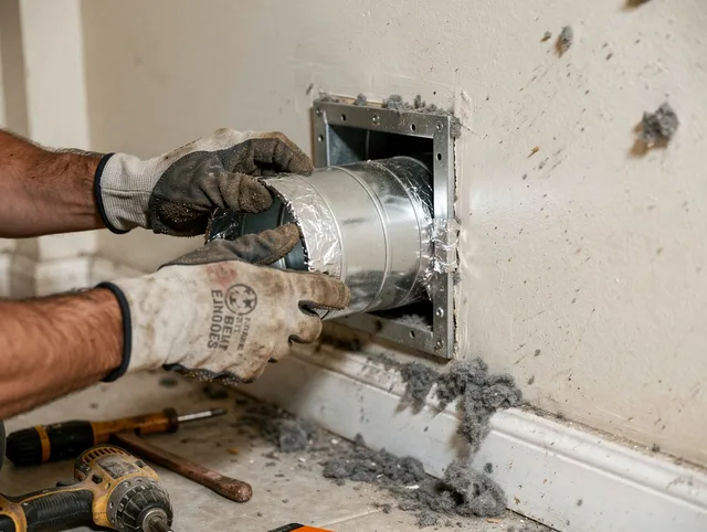 Professional dryer vent repair and installation by Lennox Dryer Vent Cleaning in Lennox